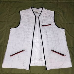 White stylish vest